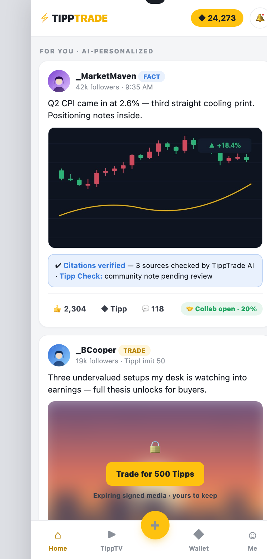 TippTrade mobile